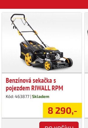 Benzínová sekačka s pojezdem RIWALL RPM