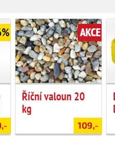 Říční valoun 20 kg