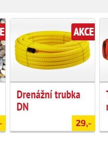 Drenážní trubka DN
