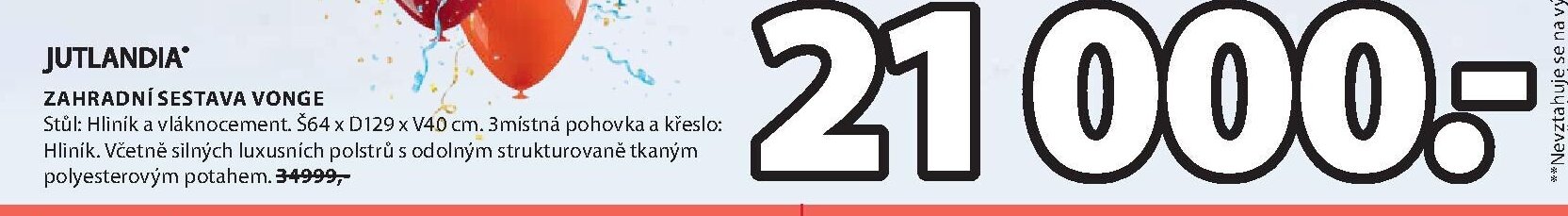 JUTLANDIA Zahradní sestava VONGE