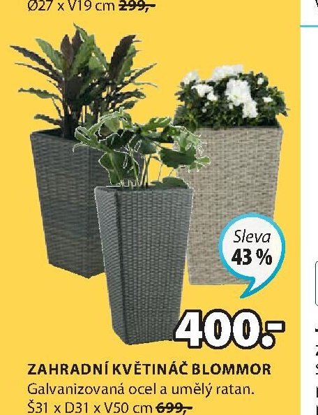 ZAHRADNÍ KVĚTINÁČ BLOMMOR