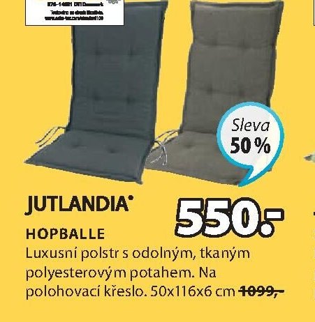 HOPBALLE Luxusní polstr s odolným polyesterovým potahem