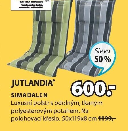 SIMADALEN Luxusní polstr s odolným polyesterovým potahem