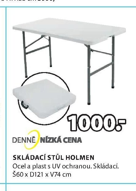 Skládací stůl HOLMEN