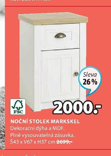 NOČNÍ STOLEK MARSKEL