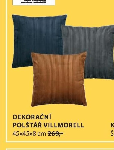 DEKORAČNÍ POLŠTÁŘ VILLMOREL