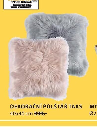 DEKORAČNÍ POLŠTÁŘ TAKS