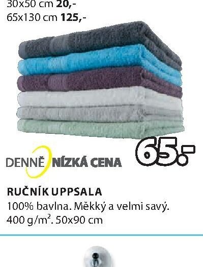 Ručník UPPSALA 65x130 cm