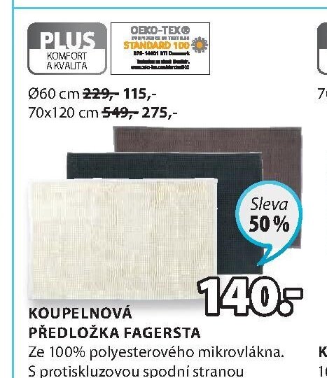 Koupelnová předložka FAGERSTA