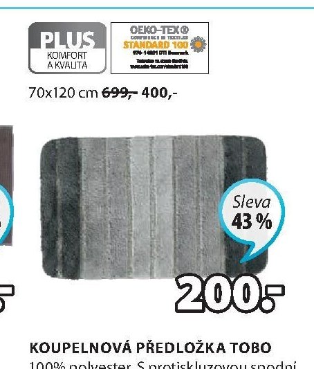 Koupelnová předložka TOBO