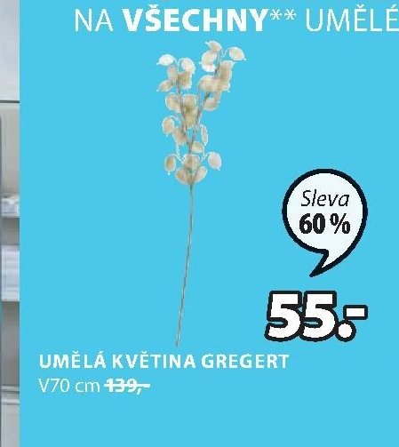 Umělá květina GREGERT