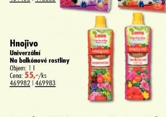 Hnojivo Univerzální Na balkónové rostliny
