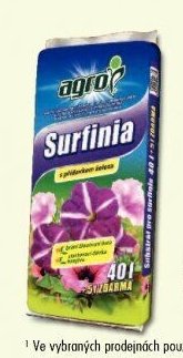 Substrát pro surfinie