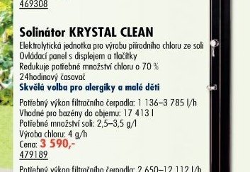 Solinátor KRYSTAL CLEAN