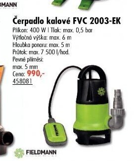 Čerpadlo kalové FVC 2003-EK