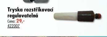 Tryska rozstřikovací regulovatelná
