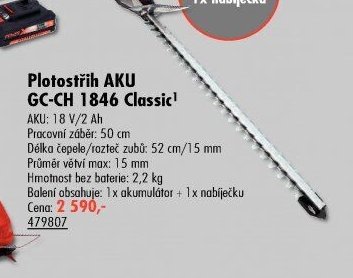 Plotostřih AKU GC-CH 1846 Classic