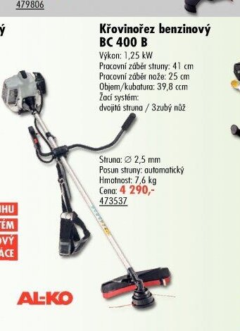 Křovinořez benzínový BC 400 B