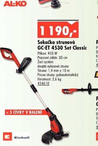 Sekačka strunová GC-ET 4530 Set Classic