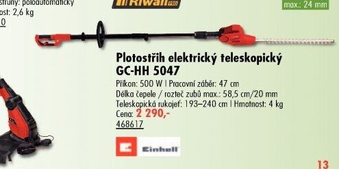Plotostřih elektrický teleskopický GC-HH 5047