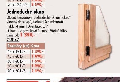 Jednoduché okno