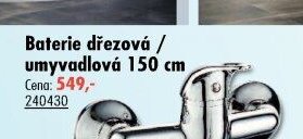 Baterie dřezová / umyvadlová 150 mm