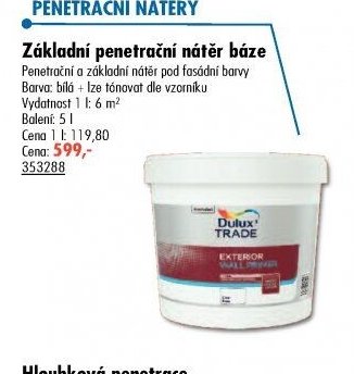 Základní penetrační nátěr báze