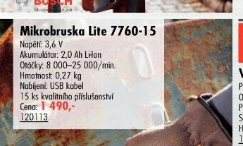 Mikrobruska Lite 7760-15