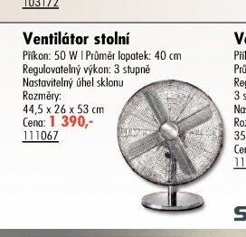 Ventilátor stolní