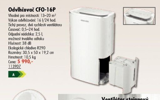 Odvlhčovač CFO-16P