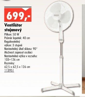 Ventilátor stojanový