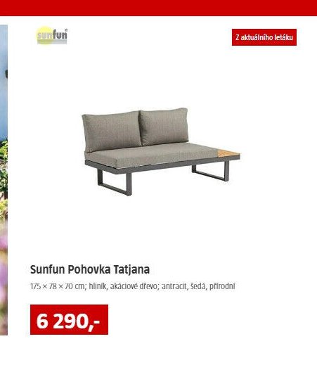 Sunfun Pohovka Tatjana
