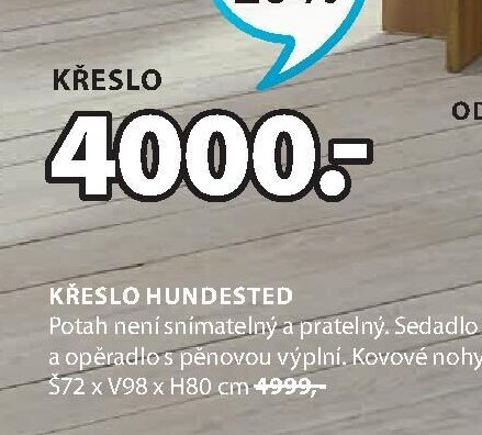 Křeslo HUNDESTED