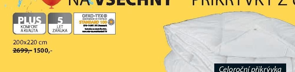 PLUS celoroční přikrývka