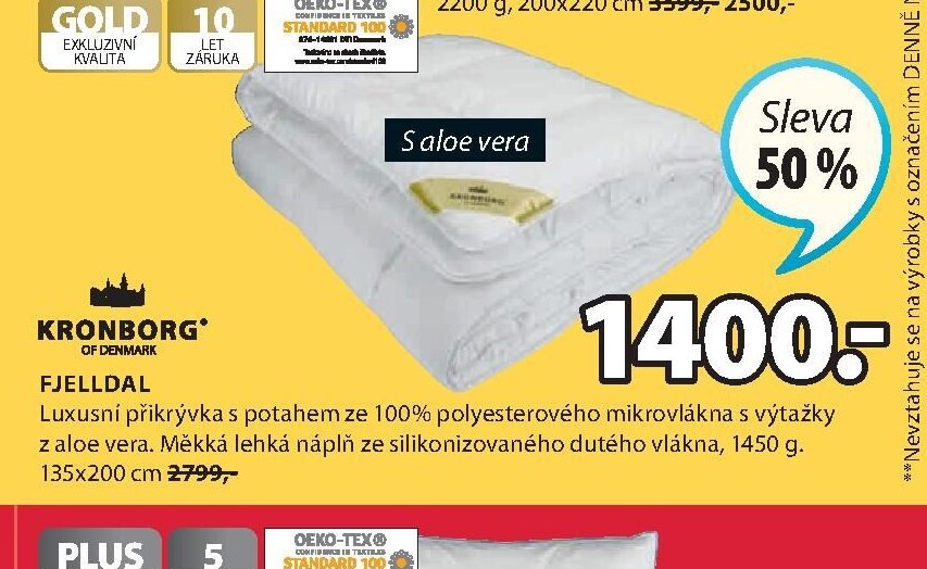 FJELLDAL přikrývka