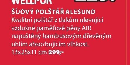 WELLPUR ŠÍJOVÝ POLŠTÁŘ ALESUND