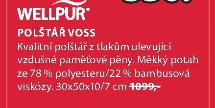 WELLPUR POLŠTÁŘ VOSS
