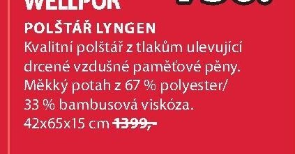 WELLPUR POLŠTÁŘ LYNGEN