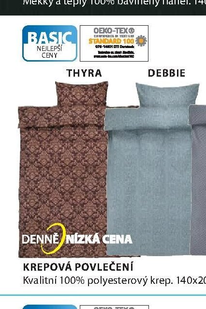 Krepové povlečení THYRA