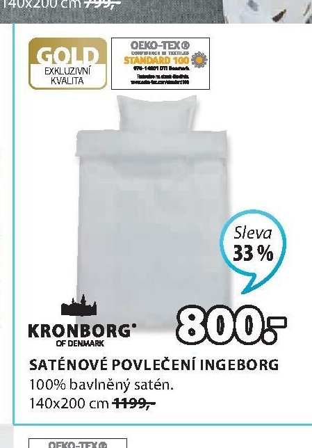 Saténové povlečení INGEBORG
