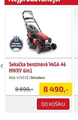 Sekačka benzinová VeGA 46 HWXV 6in1