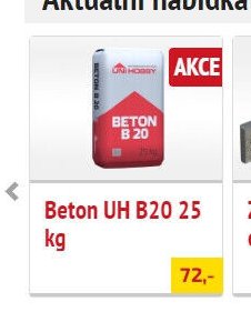Beton UH B20 25 kg