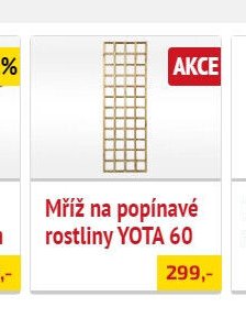 Mříž na popínavé rostliny YOTA 60