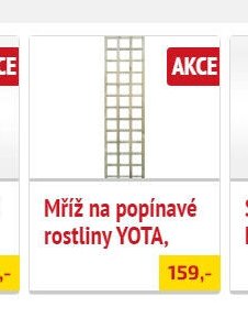 Mříž na popínavé rostliny YOTA,