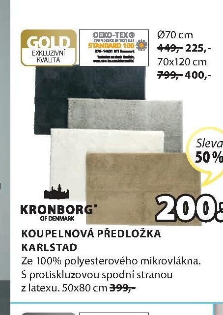 Koupelnová předložka KARLSTAD