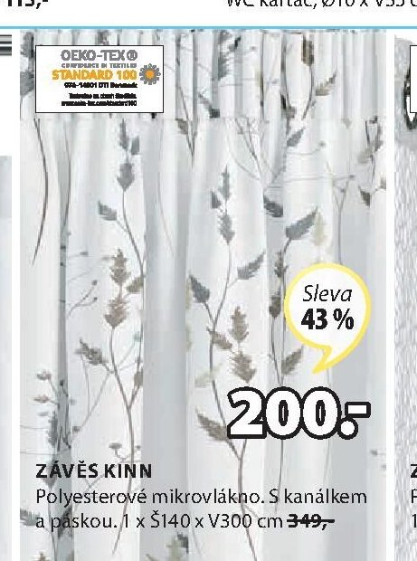 Závěs KINN