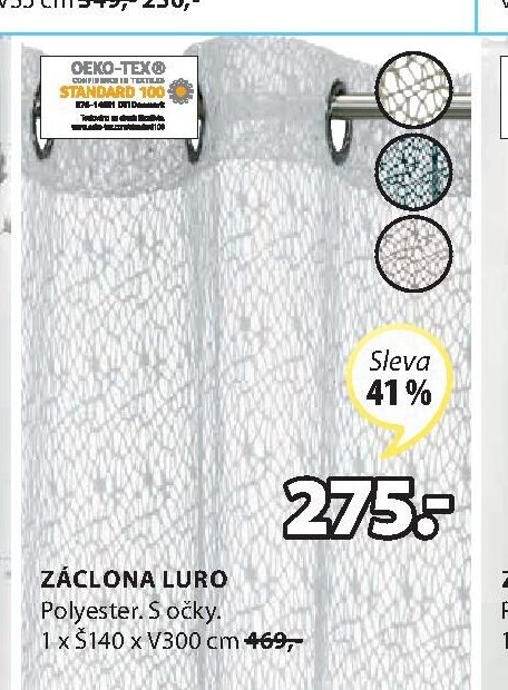 Záclona LURO