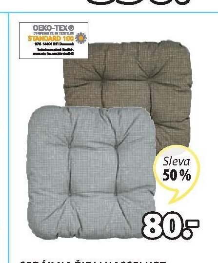 Sedák na židli HASSELURT 40x40x8 cm