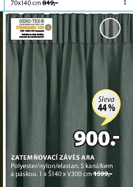 Zatemňovací závěs ARA