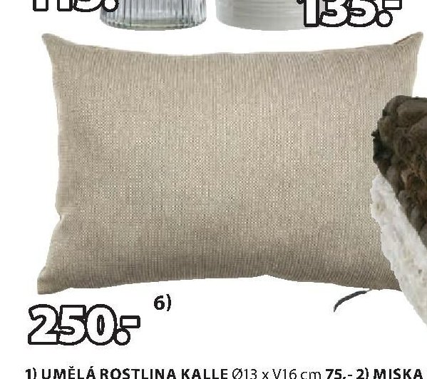DEKORAČNÍ POLŠTÁŘ LILJE